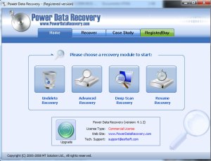 Power data recovery